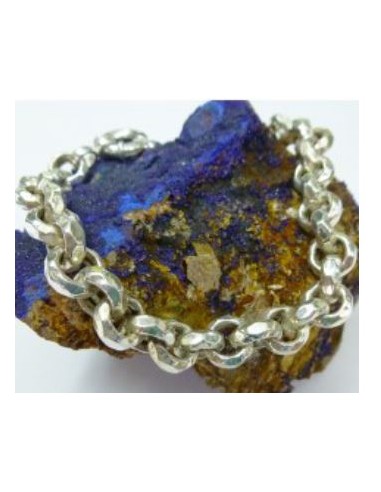 Pulsera de argollas lapidadas  X7C