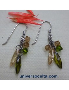 SWP Pendientes de plata con Swarovski