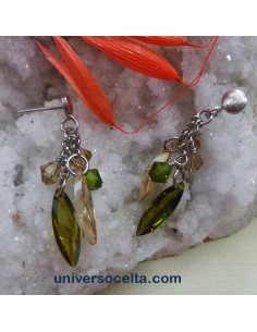 SWP Pendientes de plata con Swarovski 2
