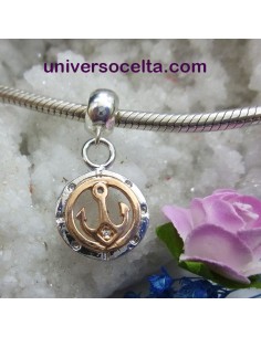 Charm bicolor con Ancla de...