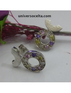 Pendiente de plata colección Iris IR4 2