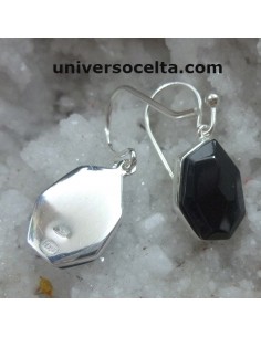 T130116 Pendientes modernos facetados 2