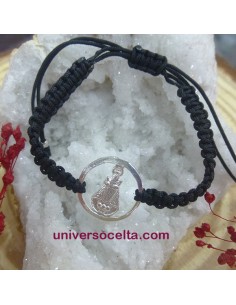 VCAL Pulsera de Macramé con V. de Covadonga