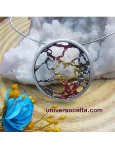 Gargantilla Burdeos colección Seda 0116325M-D10