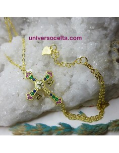 Pulsera con Cruz de...