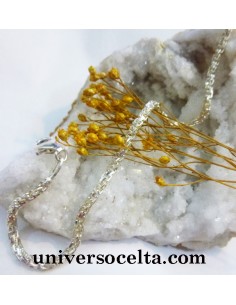 Pulsera cordón de plata CP35