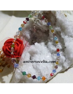 Chackras Pulsera de plata 665-22