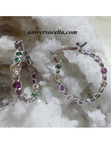 Chackra Pendiente Arete de plata 651-207