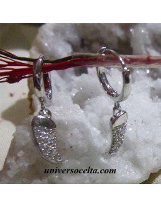 Pendientes de arete en plata o chapado 2