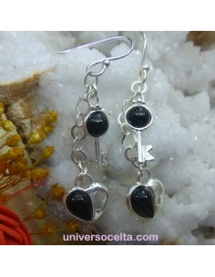 Pendientes plata con llave...