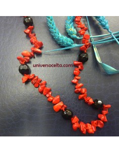 Ónix Collar combinado de Nácar Teñido  J5A