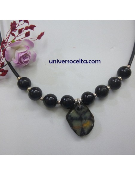 Gargantilla Protectora con Piedras de Asturias CBC