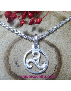 Triskel como Charm o colgante en plata TCH 2