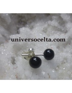 Pendiente de Bola de Azabache pequeño 620-46