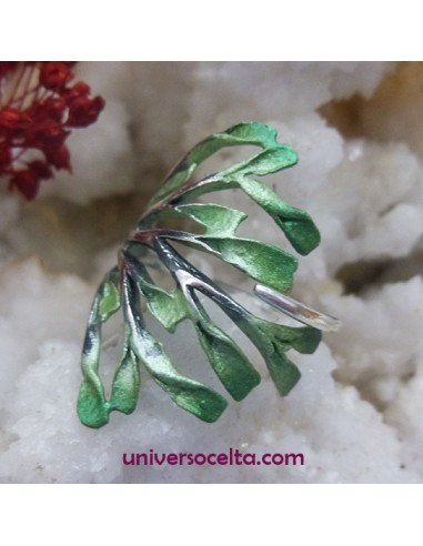 Sortija Copey verde ajustable 011326101-3