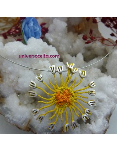 Gargantilla Orfega con Flor primaveral SOLG