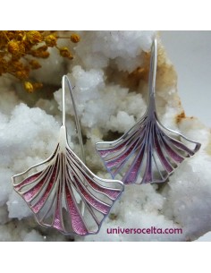 Pendientes de gancho Biloba de Orfega 0112334G-10