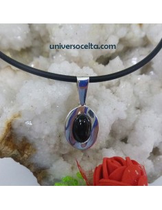 Colgante sencillo moderno con Azabache CMC