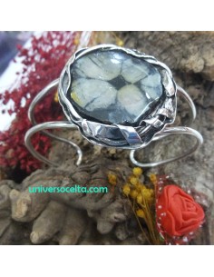 Quiastolita Brazalete de plata  BAQ