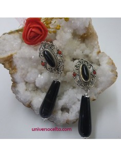 Pendientes combinados con lágrima LCP