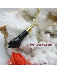 Puño de Azabache XL con casquillo de Oro 18 K. P39 2