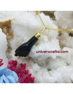 Mano protectora de Azabache y Oro 18 K. P3 2