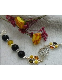 Pulsera de Ámbar y Azabache...