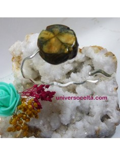 Pulsera brazalete con Quiastolita BQA1