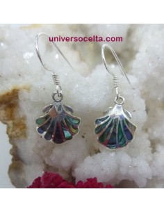 Pendientes concha de avalón