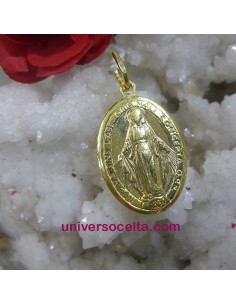 Virgen Milagrosa de plata maciza 2