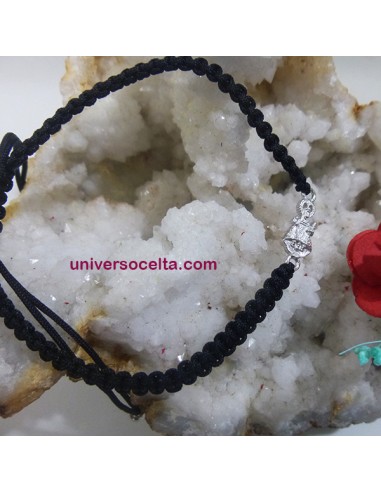 Pulsera con Santina de Covadonga en plata