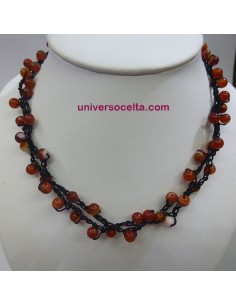 Collar de Ágatas artesano