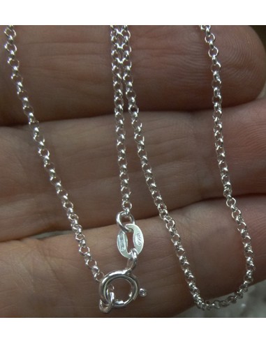 Cadena Rollo de Plata 45 cm