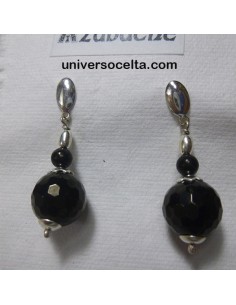 Pendientes con Azabache facetado FAP