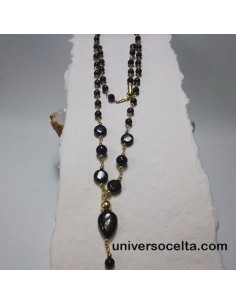 Gargantilla de Goldfilled 14 K y Azabache