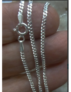 Cadena Clásica de Plata 50 cm