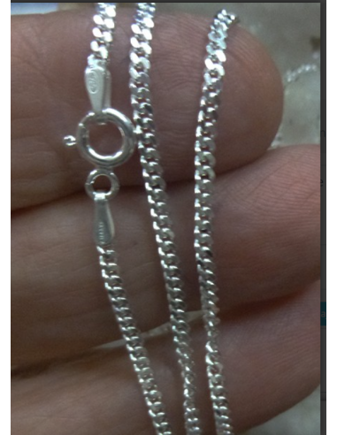 Cadena Clásica de Plata 50 cm