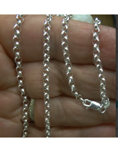 Cadena Rollo de Plata 60 cm