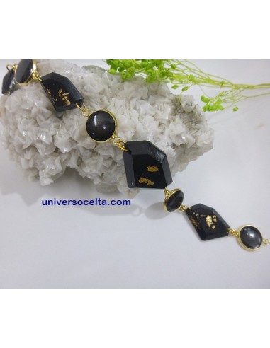 Pulsera irregular de carbón redefinido