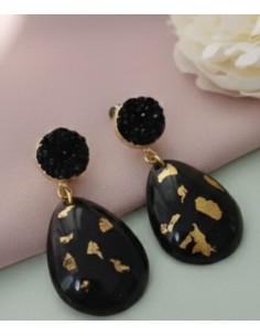 Aretes con carbón... 2