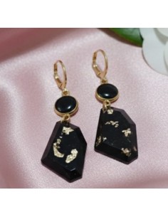 Aretes con carbón redefinido facetados ABP2
