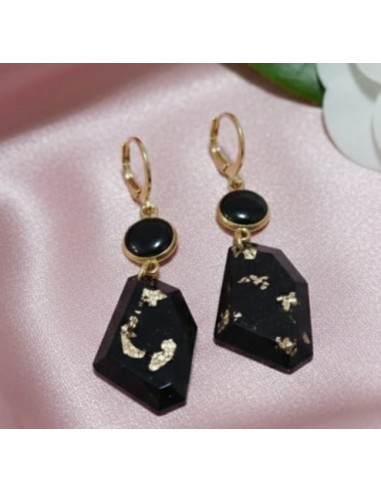 Aretes con carbón redefinido facetados ABP2