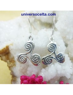 Triskel en Pendientes de plata