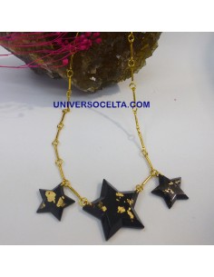 Gargantilla de Estrellas de carbón reestructurado