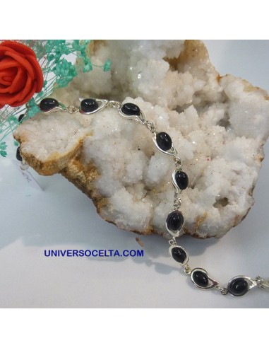 Pulsera lágrimas con azabache