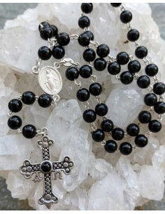 Rosario de Azabache con Cruz de la Victoria 190-12