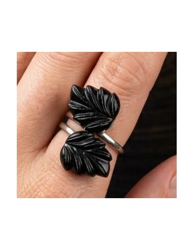 Anillo colección Hoja de Carbón AU4