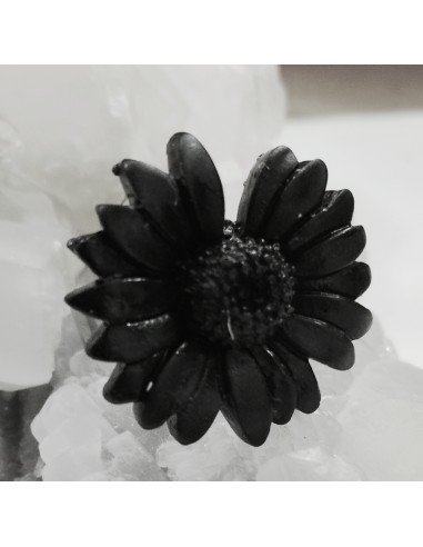 Anillo Flor de Carbón AU9