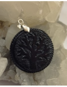 Colgante Árbol de la Vida en Carbón  AU12