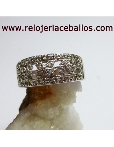 Anillo para Pedida de Plata y...